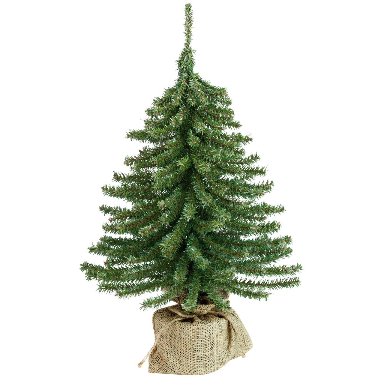 Northlight Potted Downswept Mini Village Pine Medium Artificial Christmas Tree - 18" - Unlit